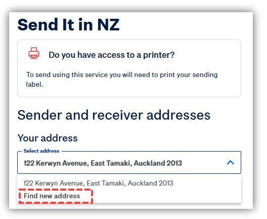 How do I send a parcel using the Send It tool?