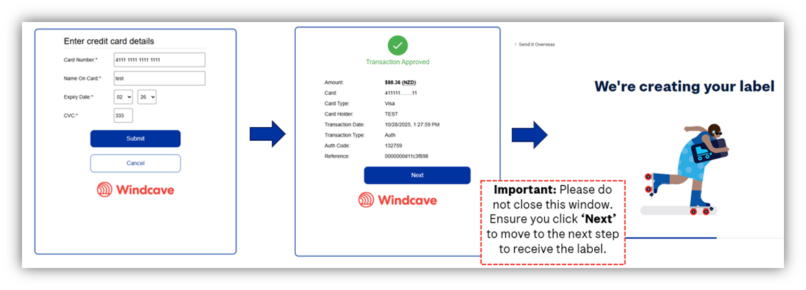 How do I send a parcel using the Send It tool?