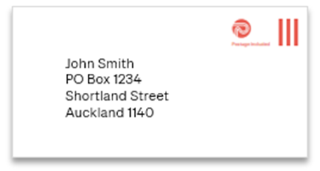 How do I address PO Box and Private Bag mail correctly?